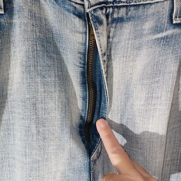 Levis 569 Jeans Men's 40x32 Blue Light Wash Denim Loose Straight - Picture 5 of 16